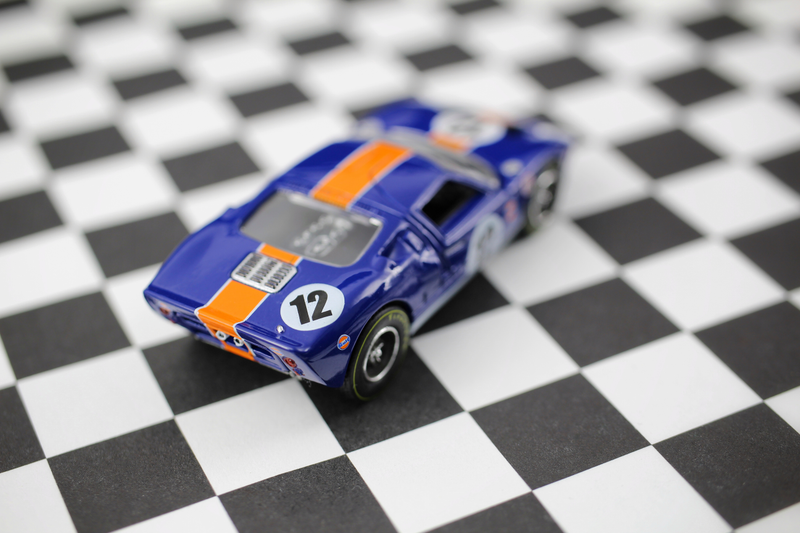 Illustration for article titled AutoWorld's 1:64 Ford GT40 in the better Gulf Livery